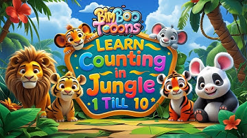 Learn Numbers 1-10 with Cute Baby Animals in the Jungle!