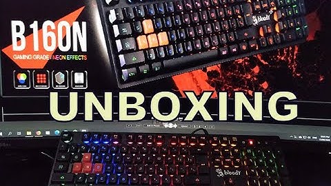 Bloody B160N Gaming Keyboard || Unboxing and Preview