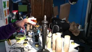 Building Halloween Candelabra