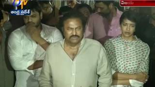 Cine Actor Mohan Babu Condolences Devineni Nehru
