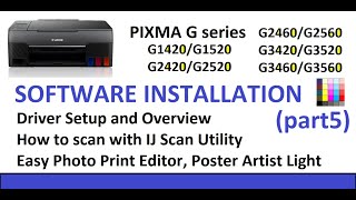 PIXMA G1020 G2020 G2060 G3020 G3060 Driver and Software (part5) MAC and Windows,  IJ Scan Utility... screenshot 5
