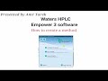 Empower software waters hplc method creation