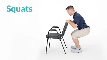 Easy Assisted Squats for Seniors