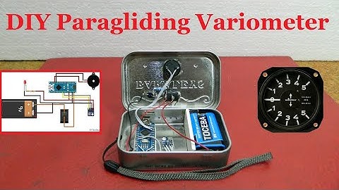 How to make a simplest Arduino variometer for paragliding