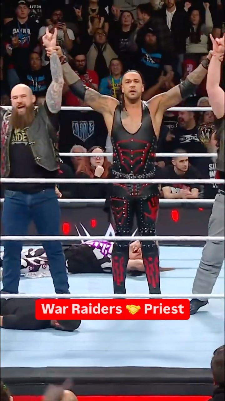 The War Raiders return the favor to Damian Priest ??? #WWERaw