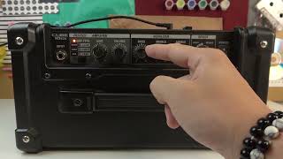 How to Change AMPLIFIER Mode for ROLAND CUBE-10GX | Setup Clean Mode / Setup Distortion Mode