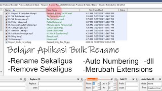 LEARN THE BULK RENAME UTILITY APPLICATION to Speed ​​Up Your Computer Work screenshot 5