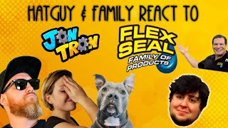 Hat Guy \& Family React to Waterproofing My Life With FLEX TAPE by @JonTron