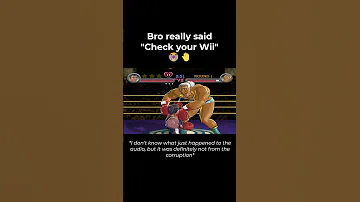 Bro Really Said Check Your Wii Punchoutwii Corruptions Wii Shorts 