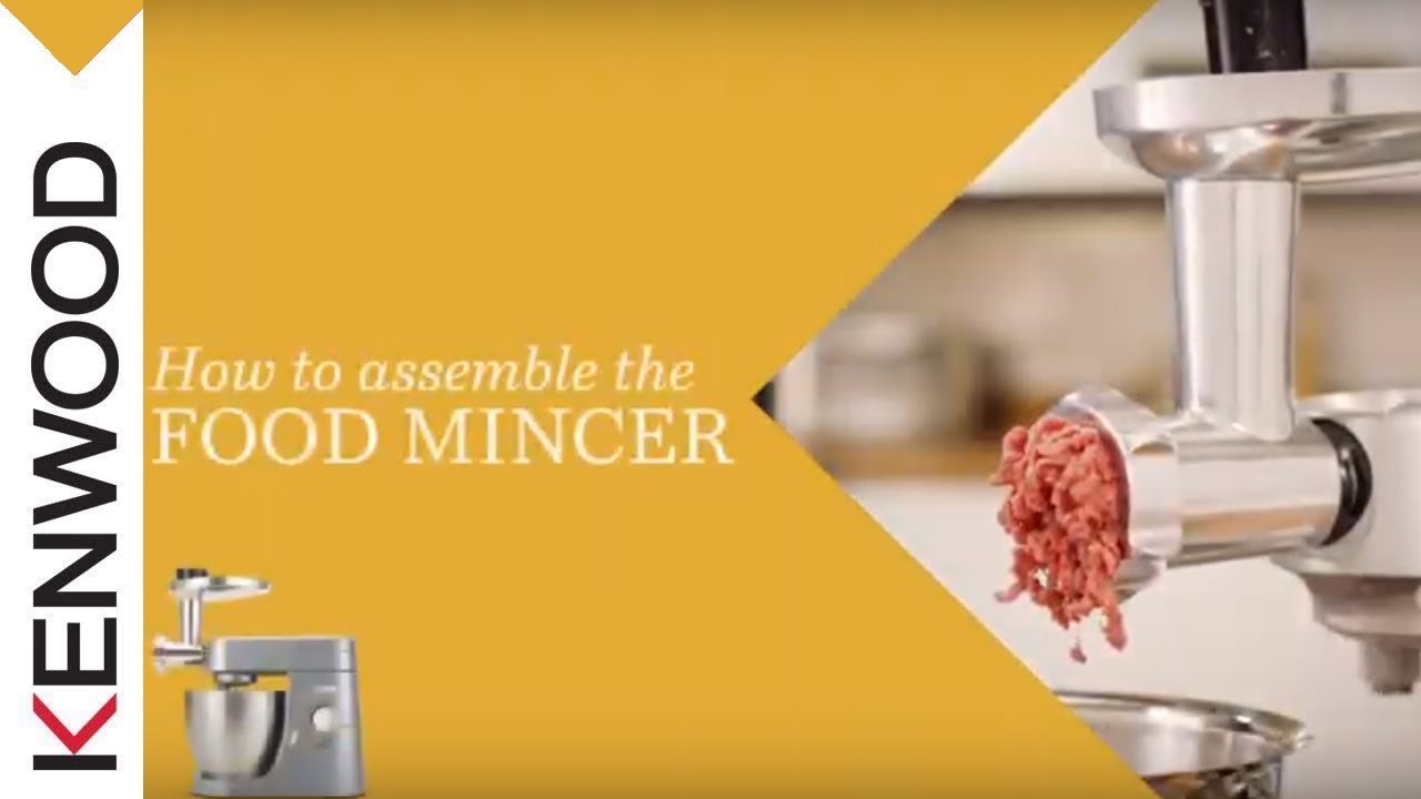 Kenwood Chef I Kitchen Machines I How to assemble the Food Mincer