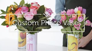 Custom Photo Vases