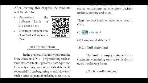 XI CS CHAPTER 10 FLOW OF CONTROL