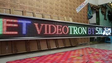 Running Text RGB Full Color 40x500 Wifi + LAN Outdoor