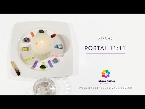 ?RITUAL PARA RECIBIR LA ENERGÍA DEL PORTAL 11:11