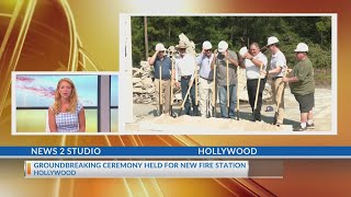Groundbreaking ceremony held for new fire station in Hollywood