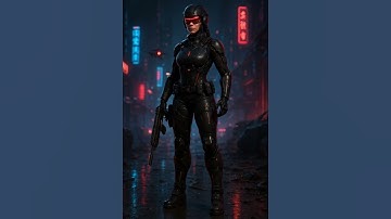Cyberpunk War Heroes | Futuristic 3D Heroine in Action 💉⚔️ #Shorts