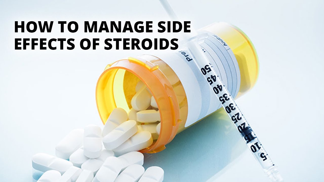 How To Manage Side Effects Of Steroids - YouTube