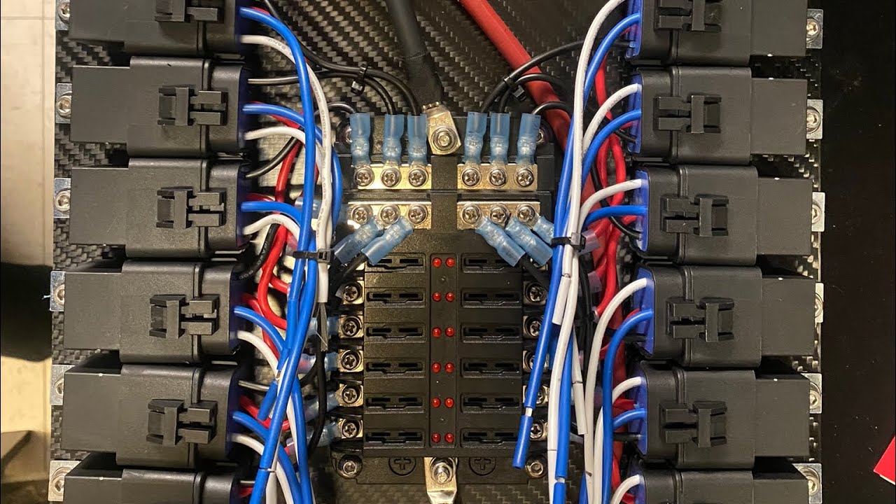 Custom relay panel for the Cummins - YouTube