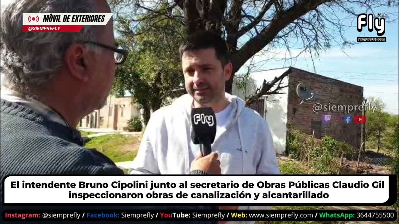 🔴𝗠𝗢́𝗩𝗜𝗟 𝗘𝗡 𝗩𝗜𝗩𝗢┃Dialogamos con el Intendente Bruno Cipolini