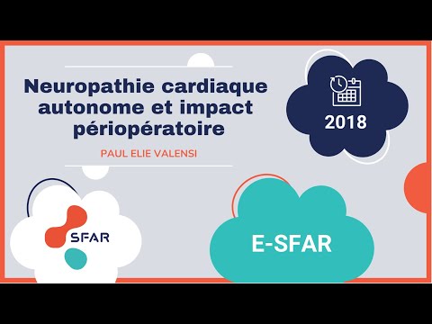 e-sfar 2018 - Neuropathie cardiaque autonome et impact périopératoire