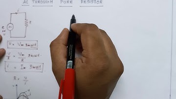 AC Through pure Resistor - Voltage, Current & power equations