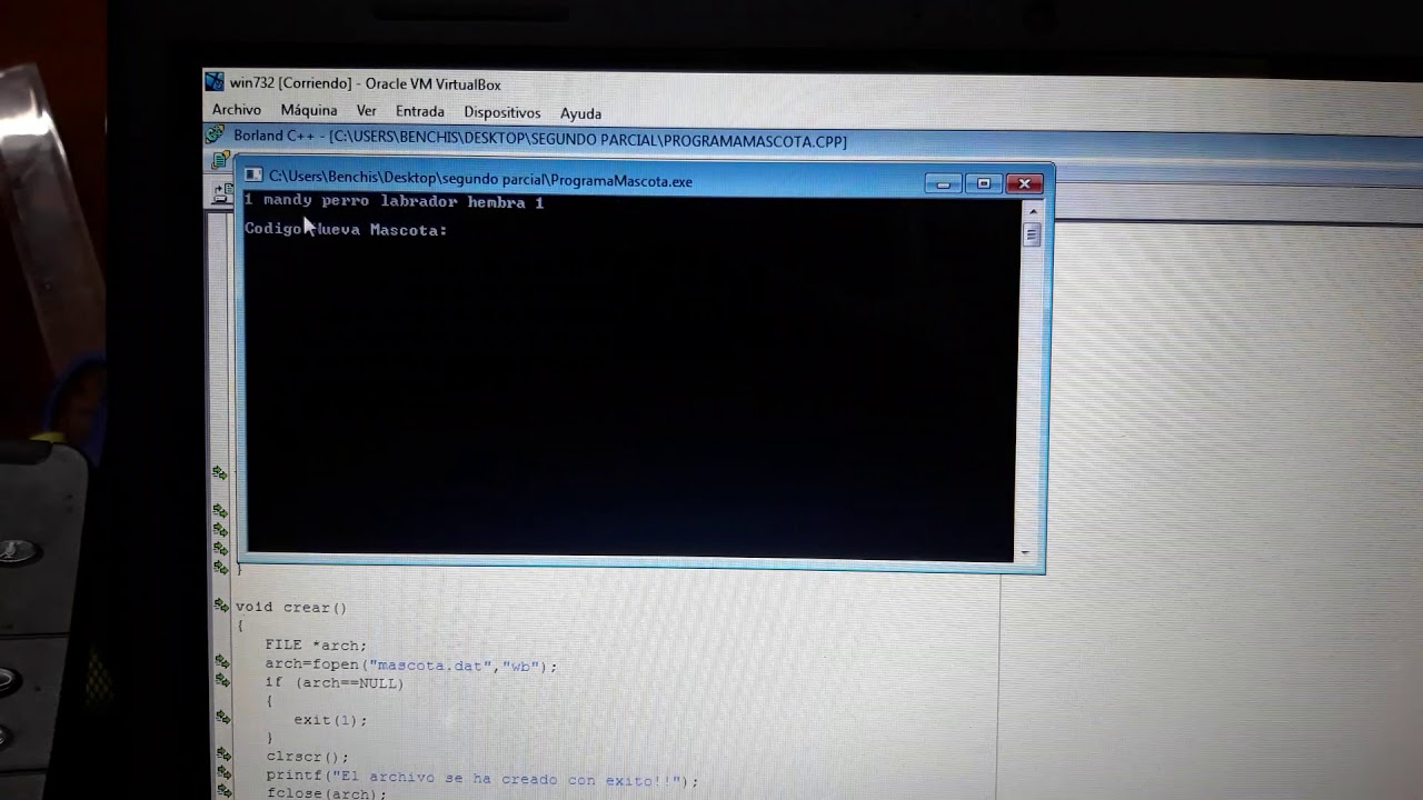 Programa mascota c++ - YouTube