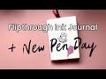 Flipthrough Ink Journal | New Pen Day | Galaxy Füller von Just Turnings „Colourshift Nebula“