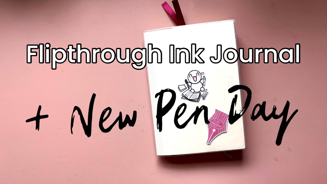 Flipthrough Ink Journal | New Pen Day | Galaxy Füller von Just Turnings „Colourshift Nebula“