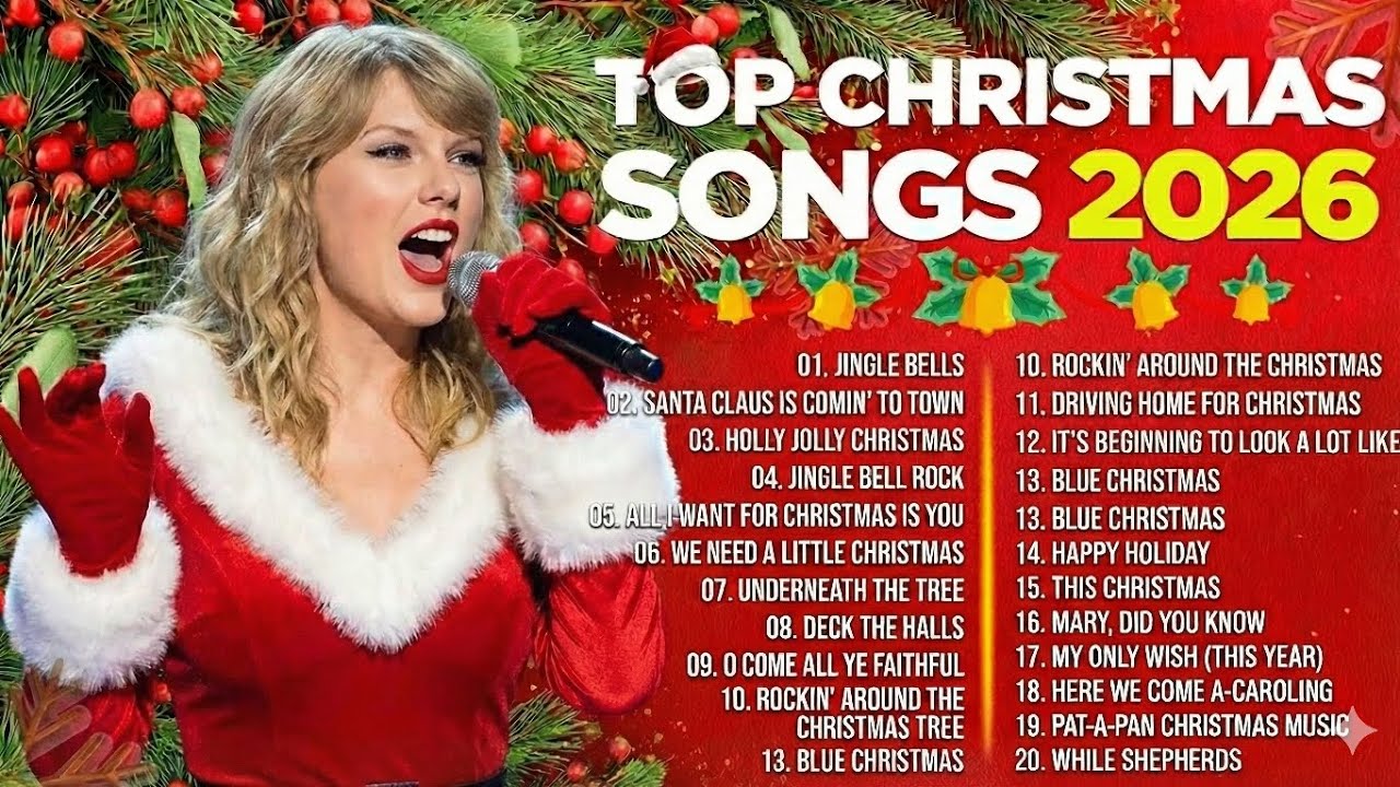 NO ADS | Merry Christmas Songs Playlist 2026 🎄 Best Holiday Music | Mariah Carey, Ariana Grande