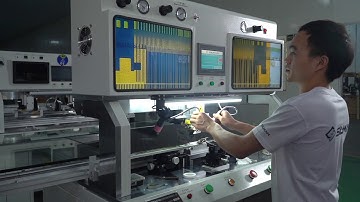 Silman B100 cof tab acf bonding machine for repair tv lcd led panel operation video