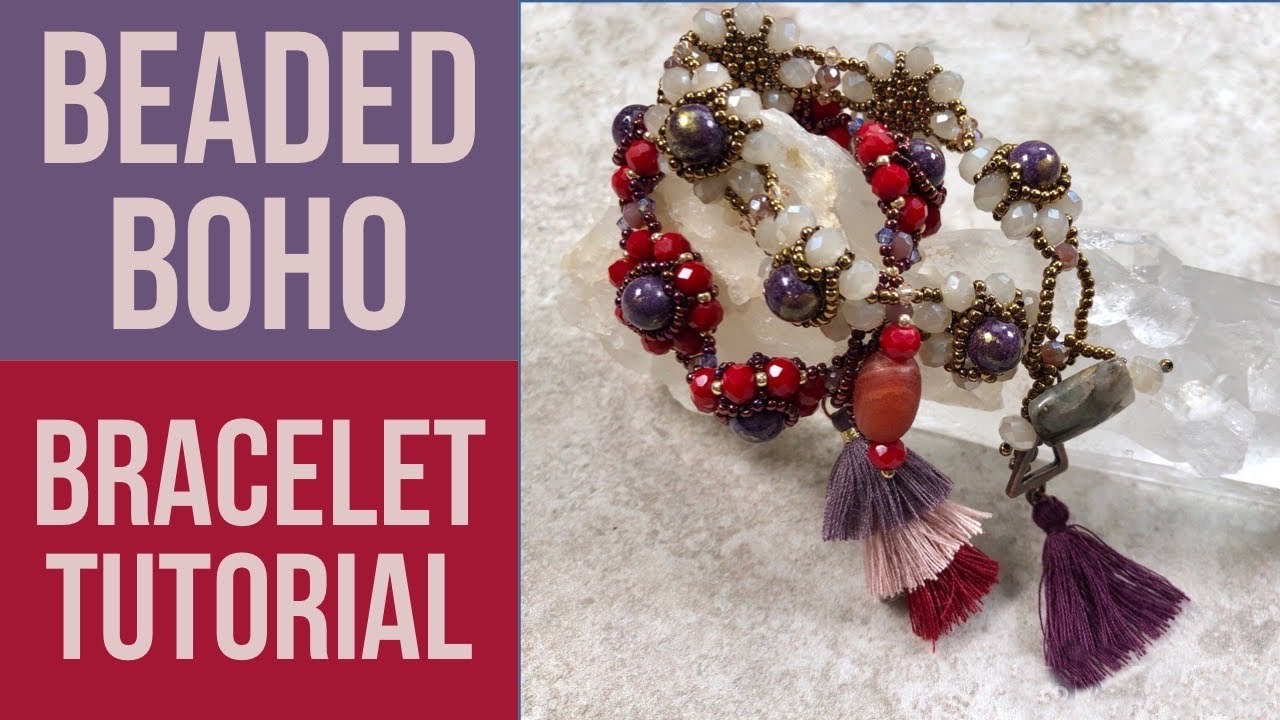 Beaded Boho Bracelet Tutorial YouTube
