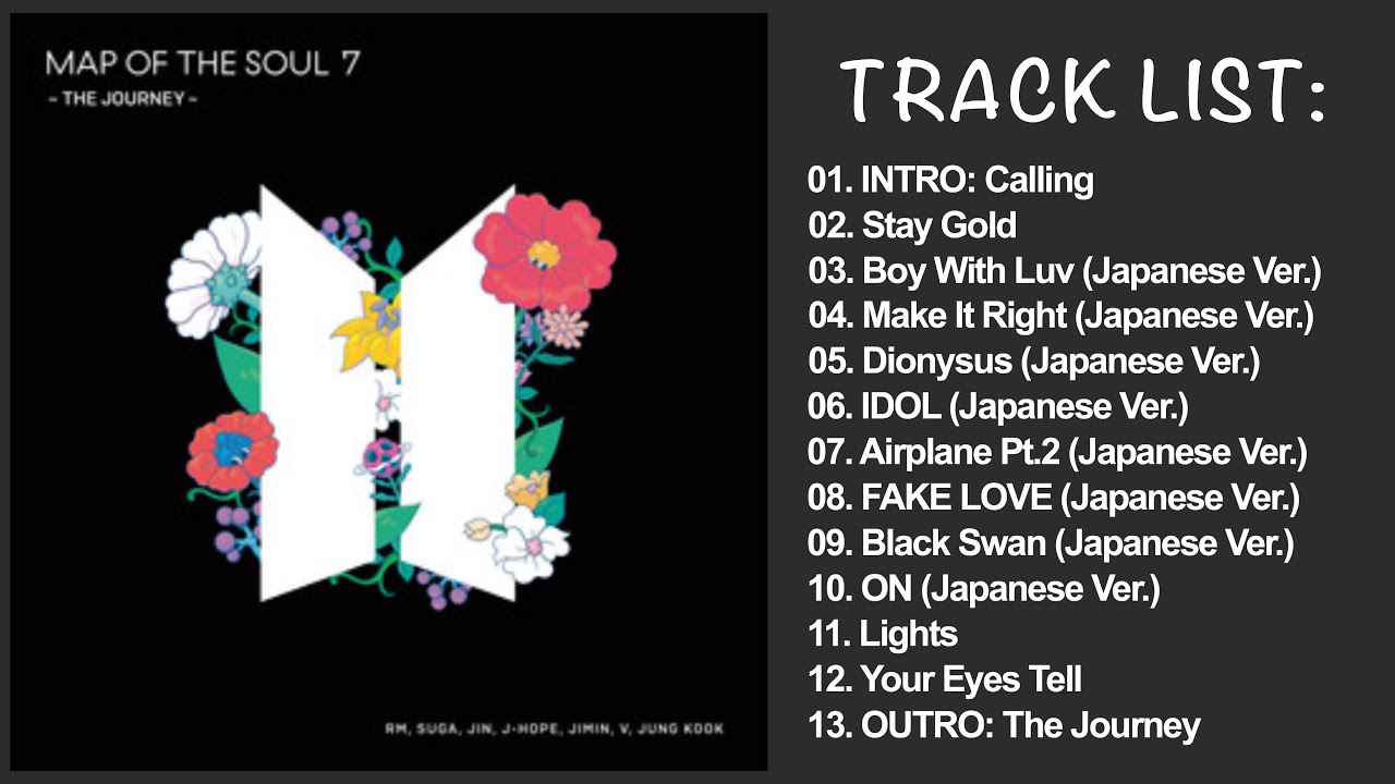 Full Album Bts Map Of The Soul 7 The Journey 1 6 Youtube