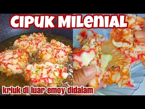 RESEP CIPUK MILENIAL ‼️ RASANYA SIH UNIK BANGET_DI LUAR KRIUK DI DALAM EMOY😃