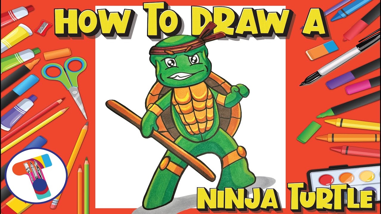 How To Draw Rouplhal How To Draw Raphael - Teenage Mutant Ninja Turtles - YouTube