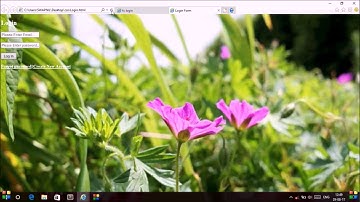 Login Form Design With Glass Effect Using HTML And CSS in Hindi 2017