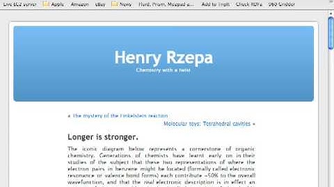 Using RDFa to add rich UI for chemistry sites
