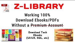 How to Download Ebooks/PDF from Z-Library for Free Without a Premium Account ( Download Tech Books) screenshot 3