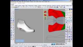 Build 2d pattern from 3d panel