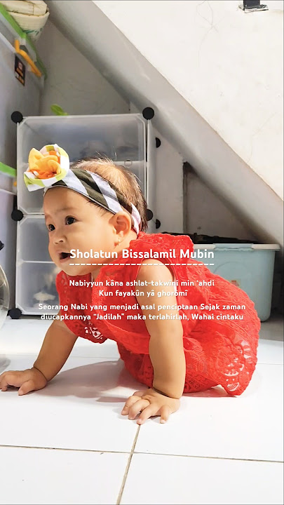 Sholatun Bissalamil Mubin #muhammad #sholawat #baby #cute #shorts