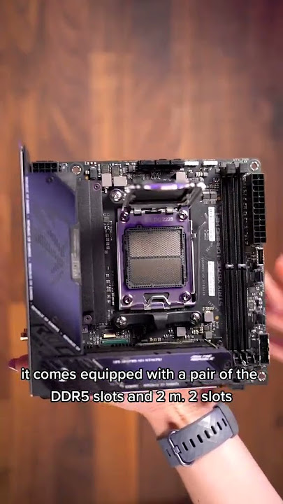 Mini ITX Rog Strix X670E-1 Gaming Motherboard.