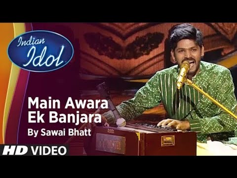 Indian Idol season 12  Main Awara Ek Banjara By Sawai Bhatt Jackie Shroff special Sun Haseena