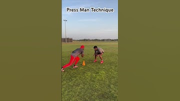 Press Man Technique #shorts #defensiveback #dbdrills #presstechnique #dbtraining