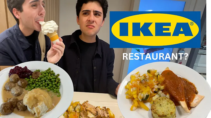 trying food from ikea