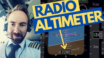 Radio Altimeter - [What it is, how does it work and what are the flight deck indications]