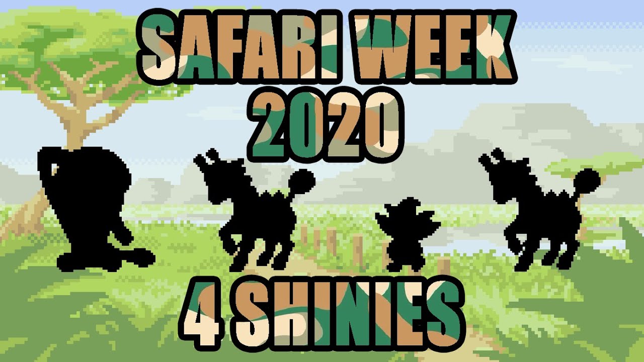 4 LIVE SHINIES IN RUBY/SAPPHIRE SAFARI ZONE [SAFARI WEEK 2020] YouTube