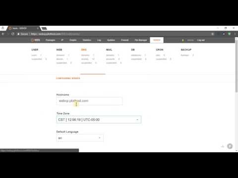 How to change the hostname, language and time zone of your Vesta installation