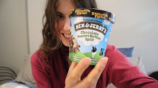 NEW Ben & Jerrys CHOCOLATE PEANUT BUTTER SPLIT - Review DE / EN