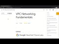 VPC Networking Fundamentals || GSP210 #quicklabs #googlecloud #arcade #labsolution