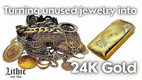 Turning Old Jewelry into a Pure Gold Bar 10oz 24K - DayDayNews