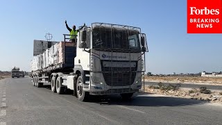 Humanitarian Aid Trucks Enter Gaza Through Kissufim And Kerem Shalom Crossings